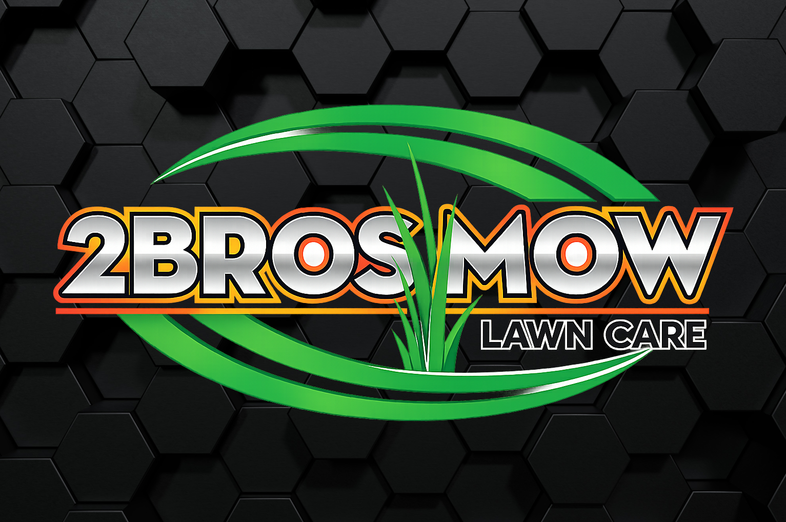 2 Bros Mow website banner